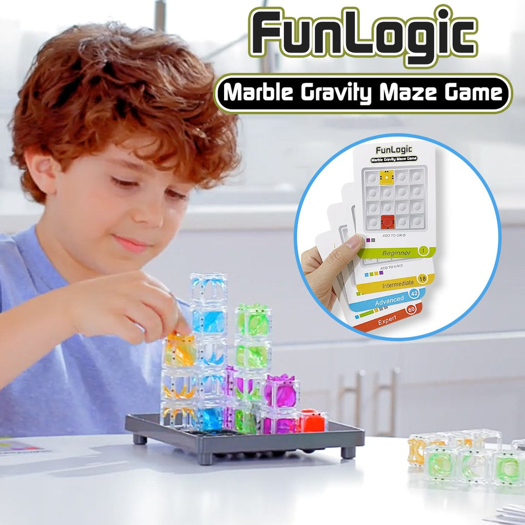 FunLogic Marble Gravity Maze Game