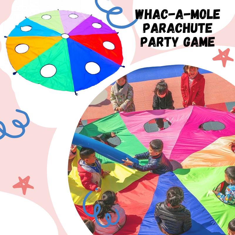 Whac-A-Mole Parachute Party Game