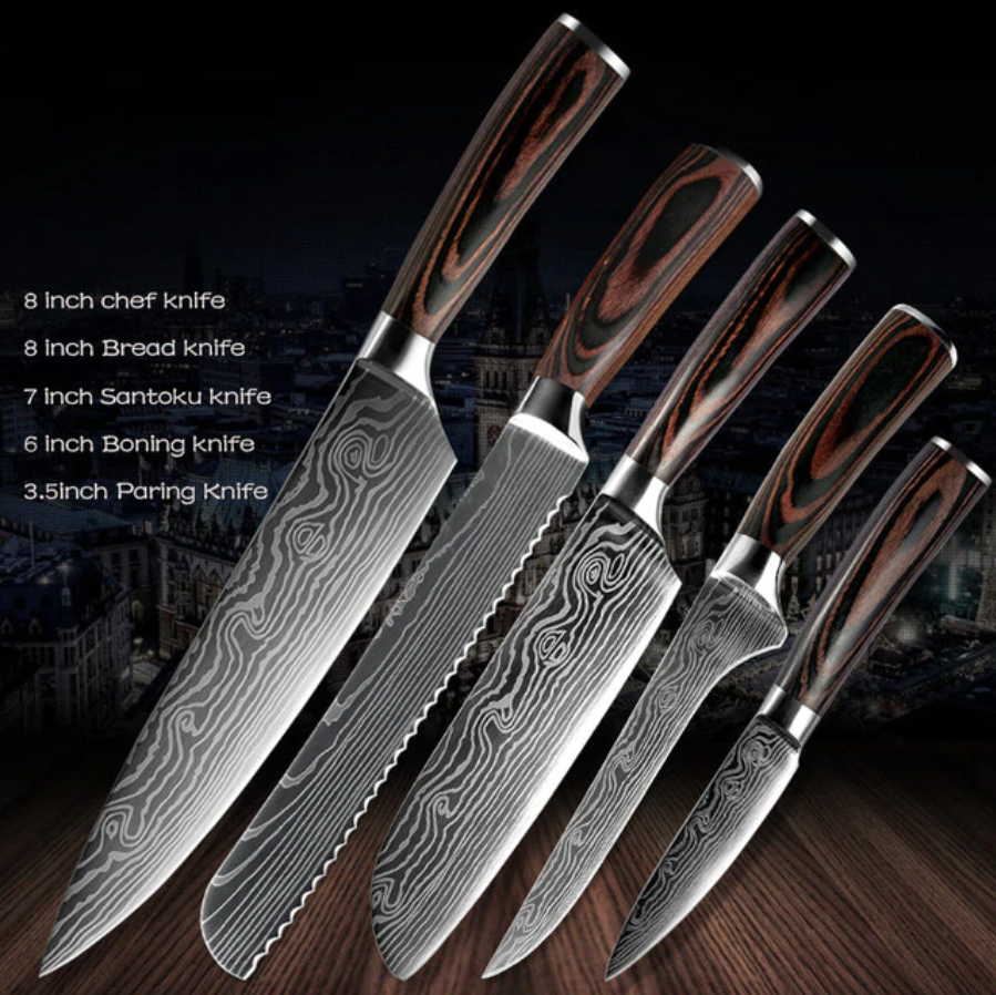Mokuzai™ Steel Kitchen Knives