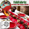 FabFabric Christmas Table Runner Stencils
