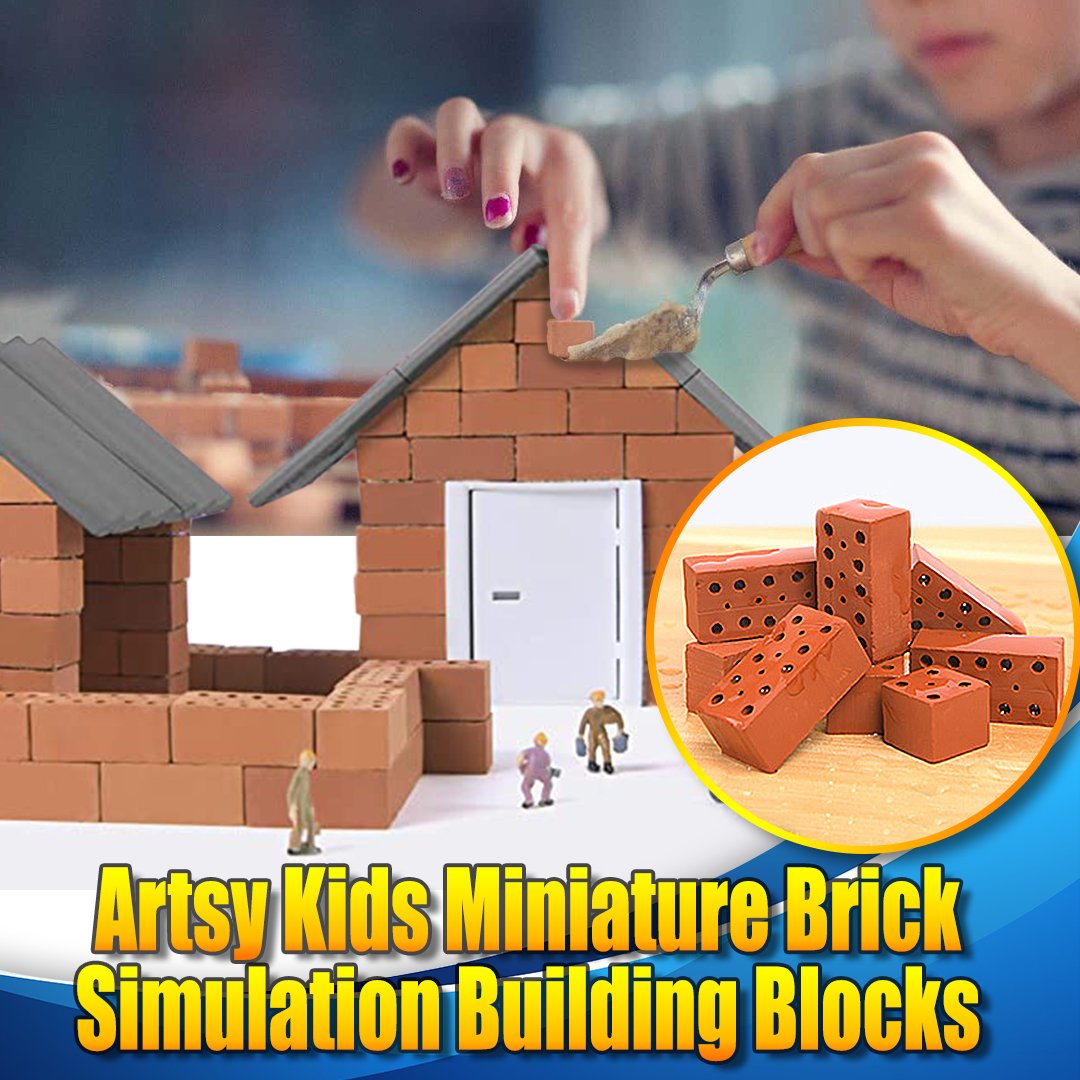 Artsy Kids Miniature Brick Simulation Building Blocks