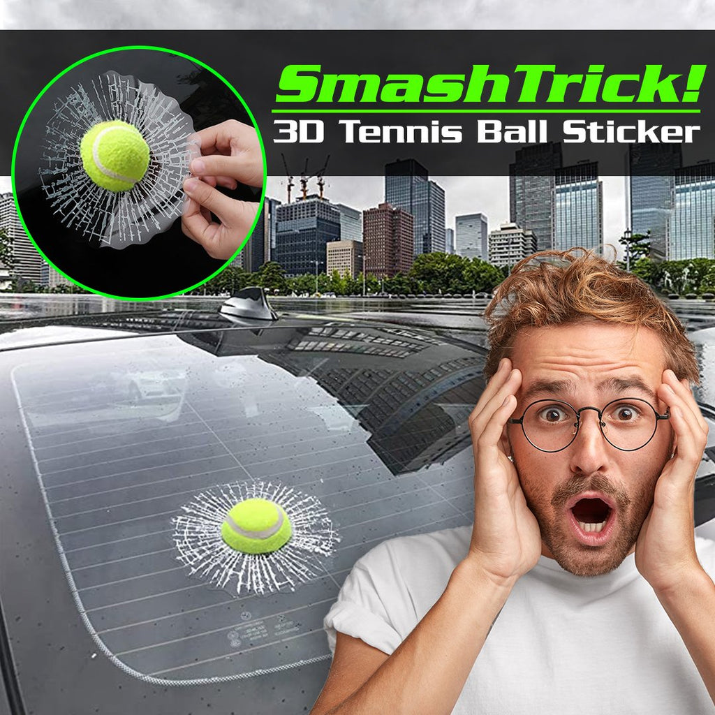 SmashTrick! 3D Tennis Ball Sticker