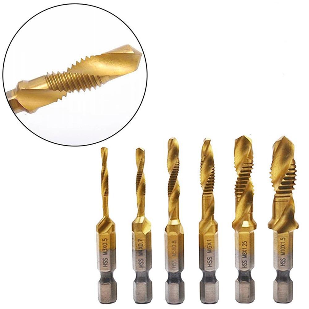 Threading Tap Drill Bit Set