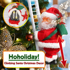 Hoholiday! Climbing Santa Christmas Decor