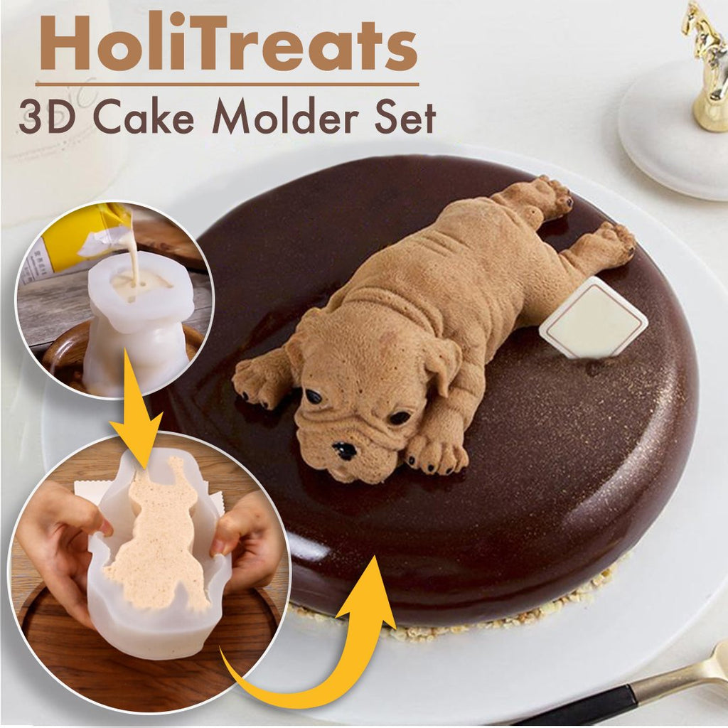 HoliTreats 3D Cake Molder Set
