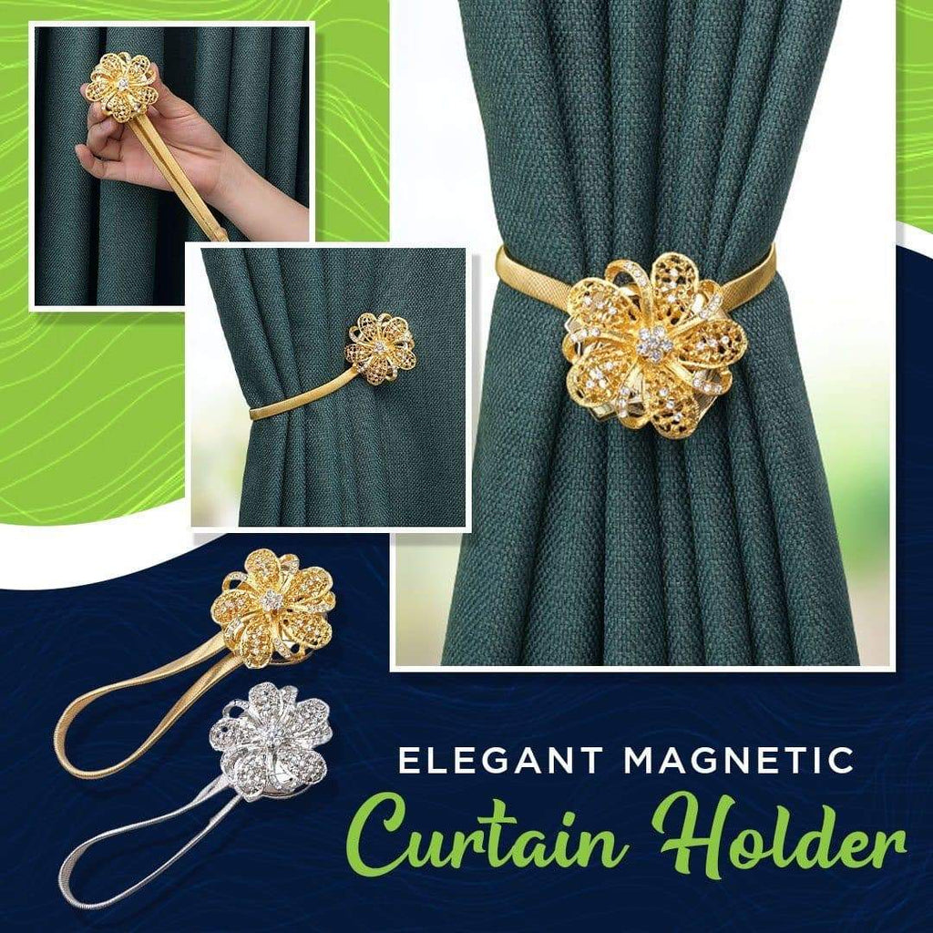 Elegant Magnetic Curtain Holder