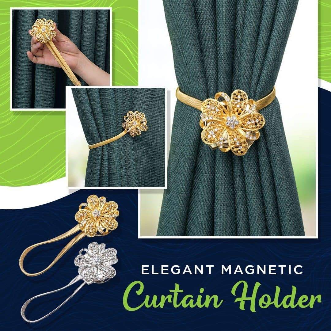 Elegant Magnetic Curtain Holder