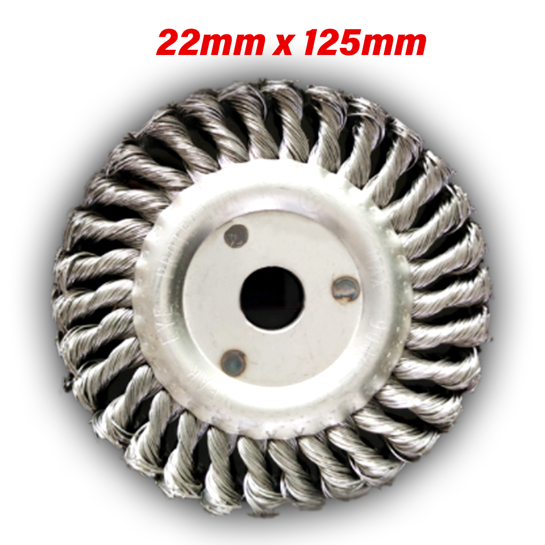 Knotted Steel Wire Deburring Brush