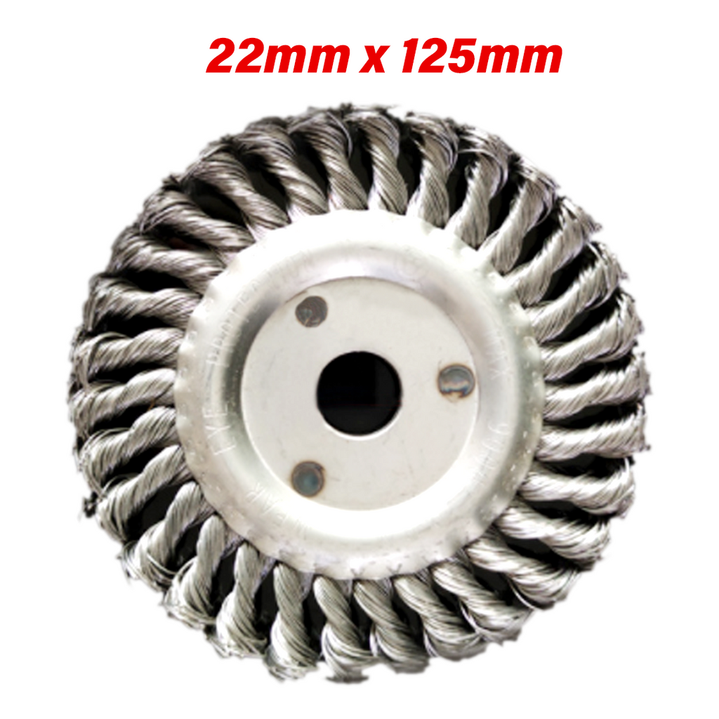 Knotted Steel Wire Deburring Brush