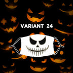 Reusable Halloween Face Mask with Activated Carbon Filter