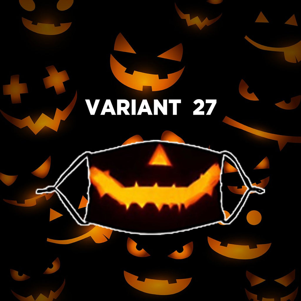 Reusable Halloween Face Mask with Activated Carbon Filter