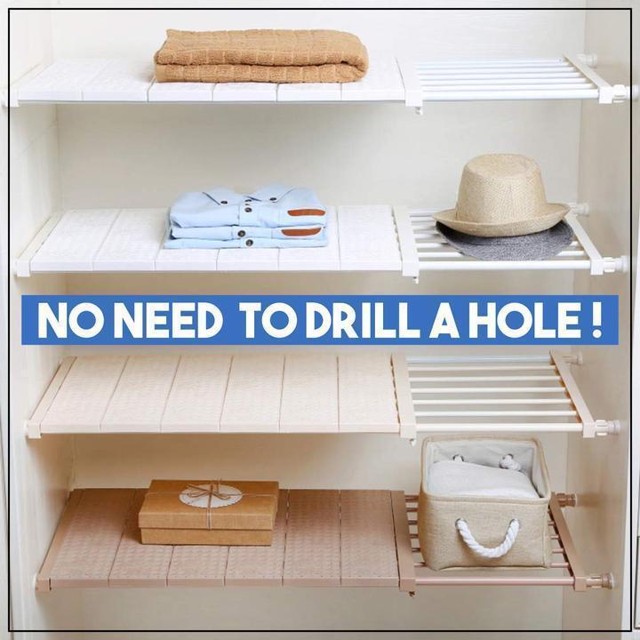 MagicShelf™ Adjustable Drill-Free Cabinet Storage Rack
