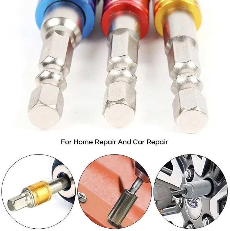 Right Angle Nut Driver Power Drill Bit Set