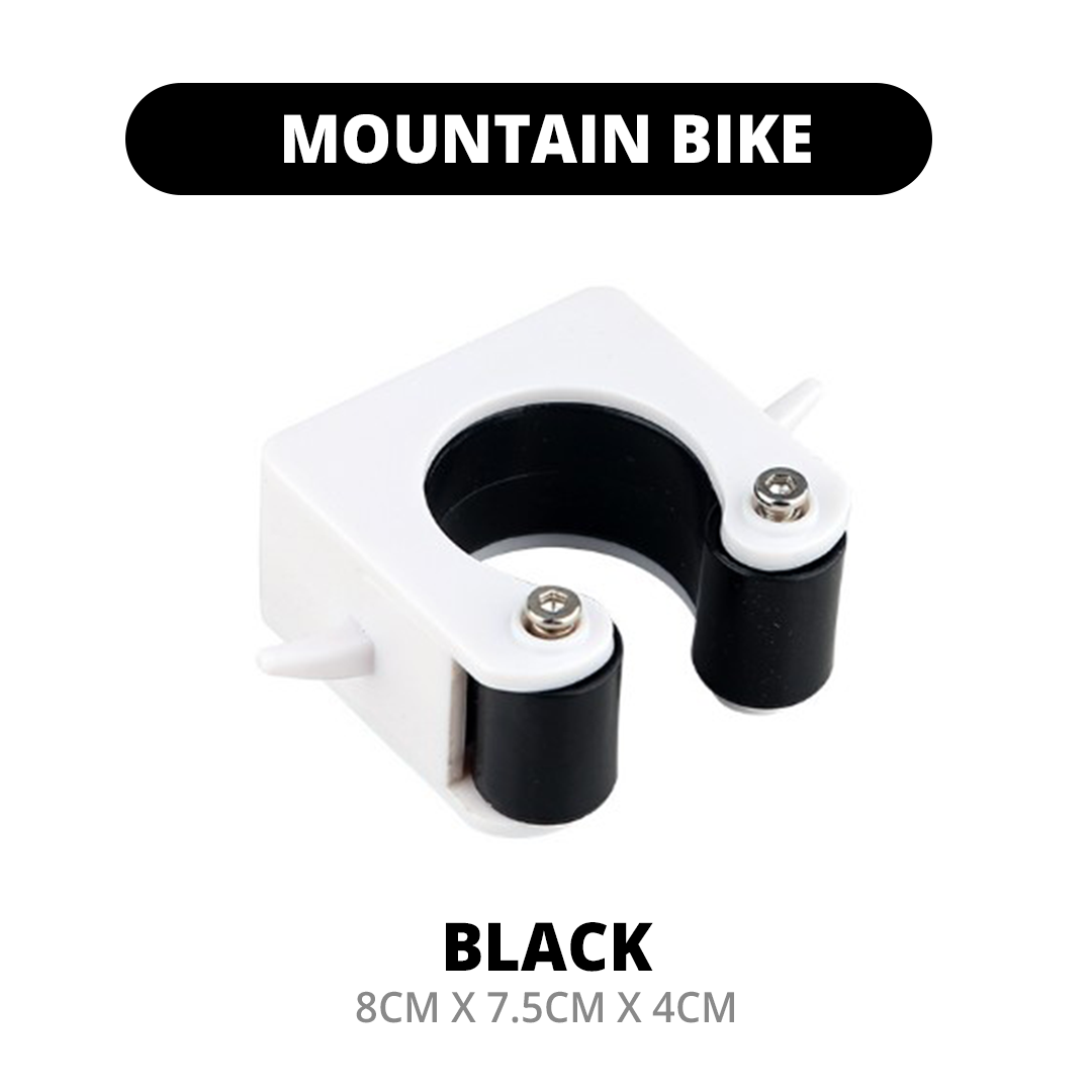 Space Saving Bike Wall Mount with Helmet Hanger