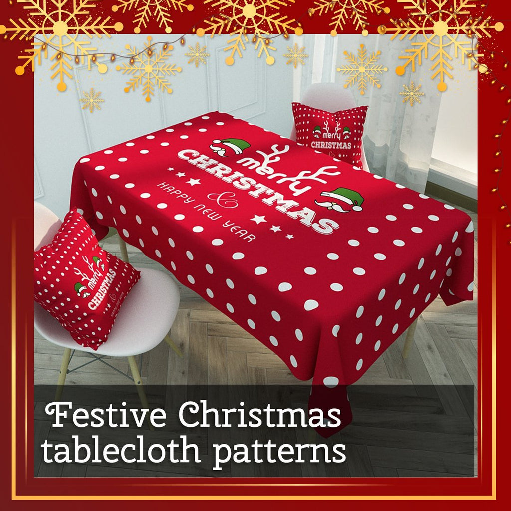 HomeFx Christmas Decor Tablecloth