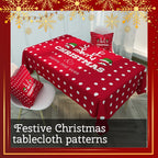 HomeFx Christmas Decor Tablecloth