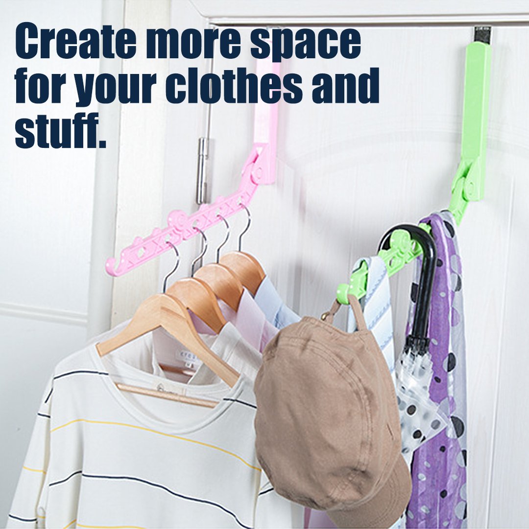 THZ Mounted Door Valet Folding Hanger