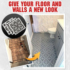 HMNZ 12x12 Template Floor Wall Tile Stencil