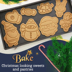 Food Fan Christmas Cookie Mold Set