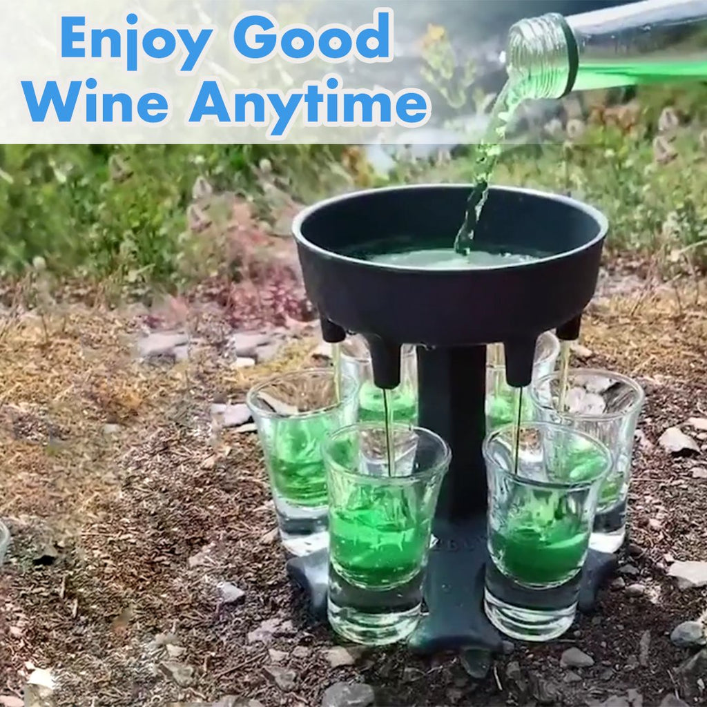 DrinkUp! Shot Glass Dispenser Caddy