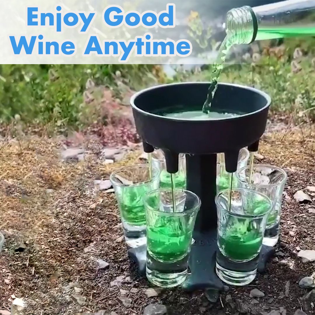 DrinkUp! Shot Glass Dispenser Caddy