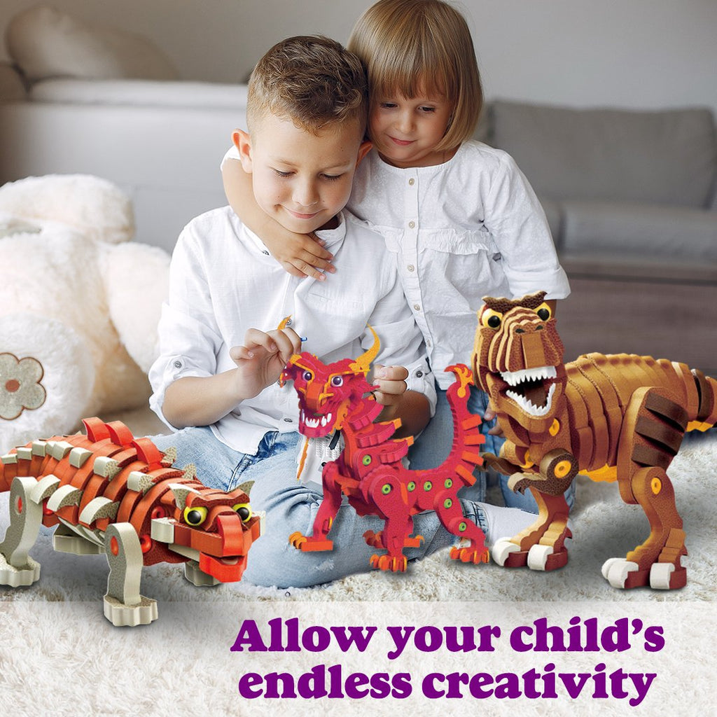 BLO-C  DIY Dragons EVA Blocks