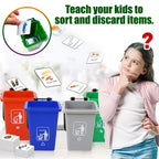 YHZR Kids Garbage Sorting Bins Toy