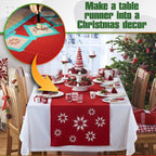 FabFabric Christmas Table Runner Stencils