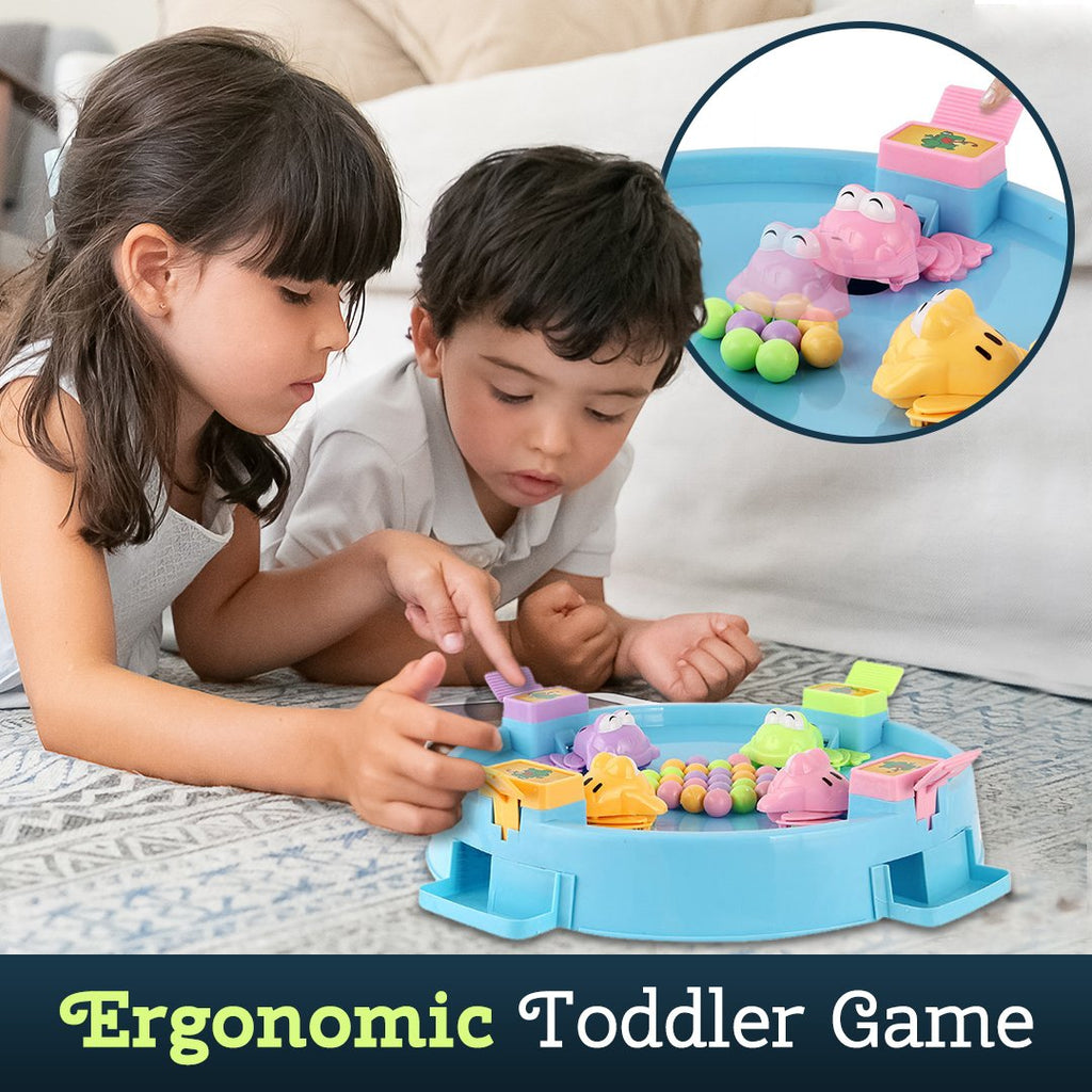 PuzzleTop Frog Swallowing Beads Board Game