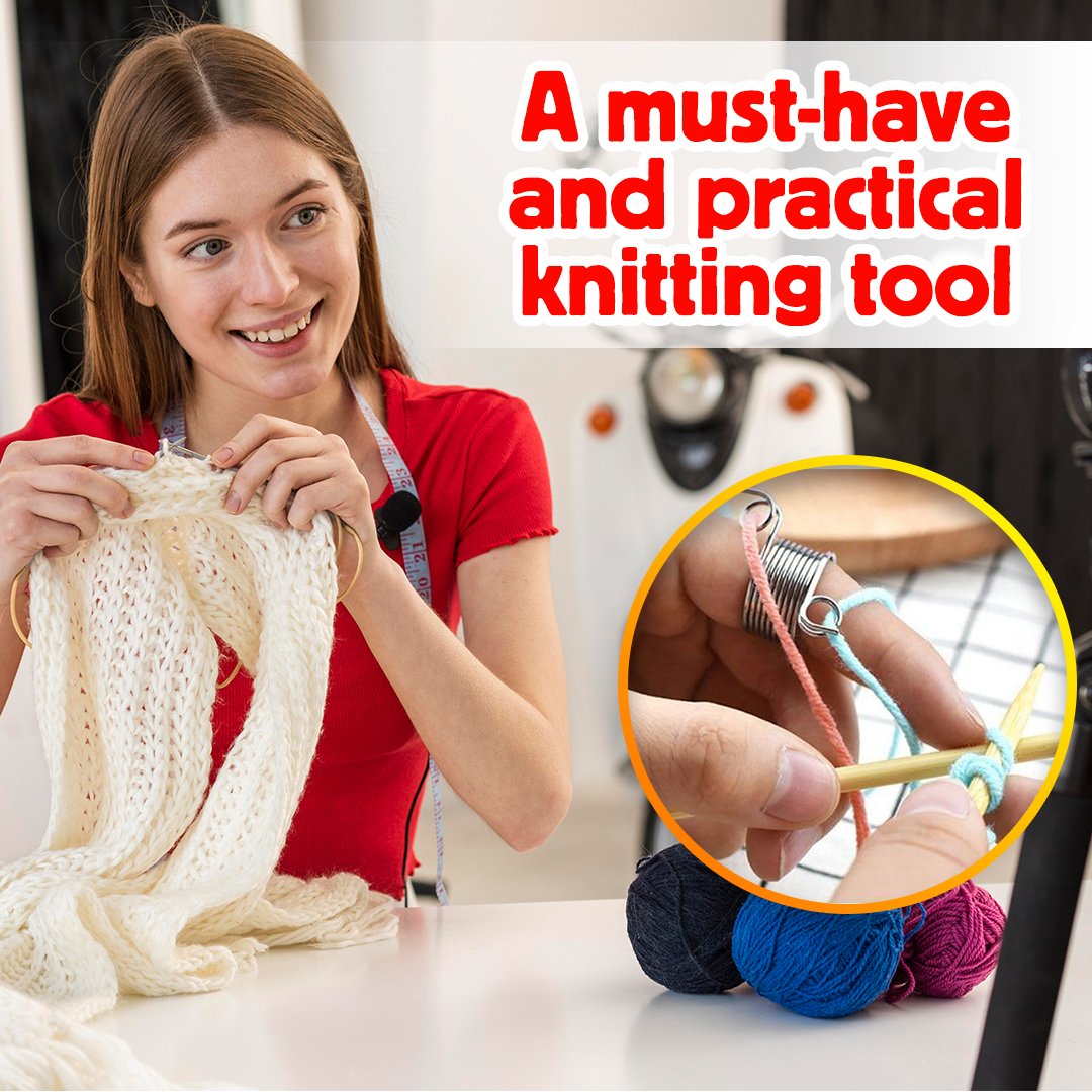 KTMX Yarn Guide Knitting Thimble Ring (3PCS/SET)