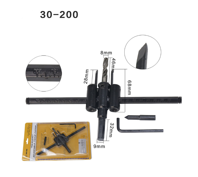 Adjustable Drywall Ceiling Hole Cutter