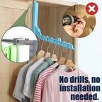 THZ Mounted Door Valet Folding Hanger
