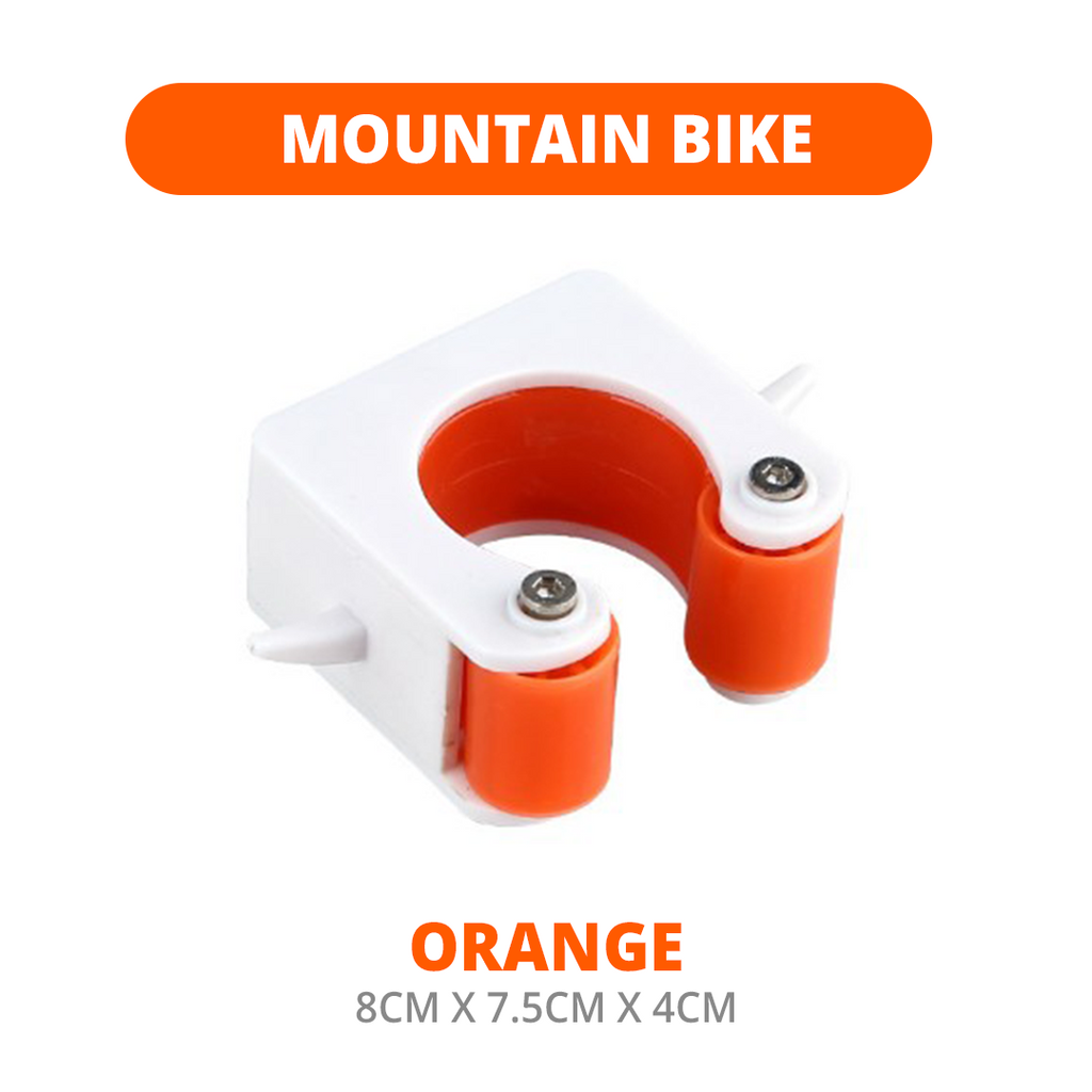 Space Saving Bike Wall Mount with Helmet Hanger