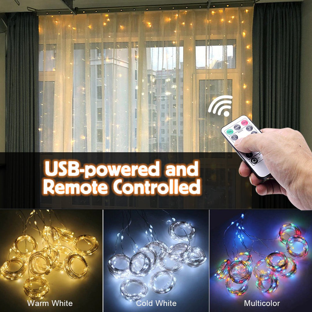 DECORate Fairy LED Curtain Light