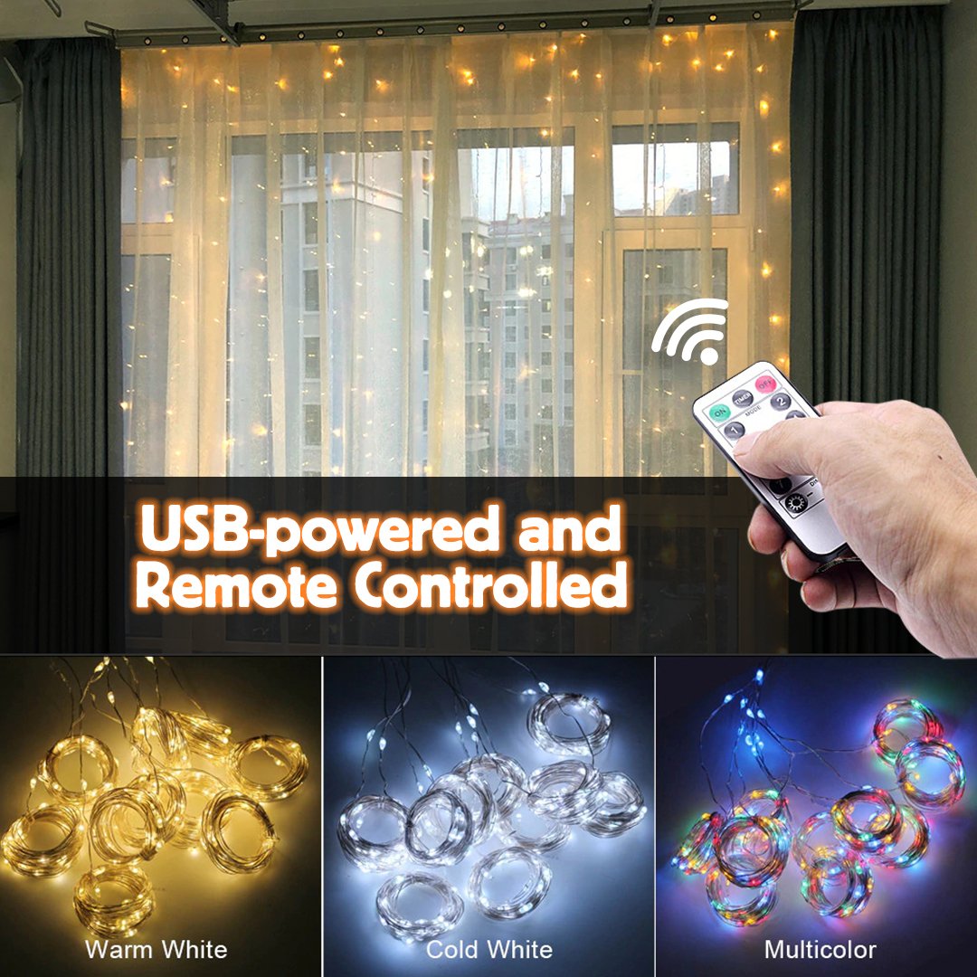 DECORate Fairy LED Curtain Light