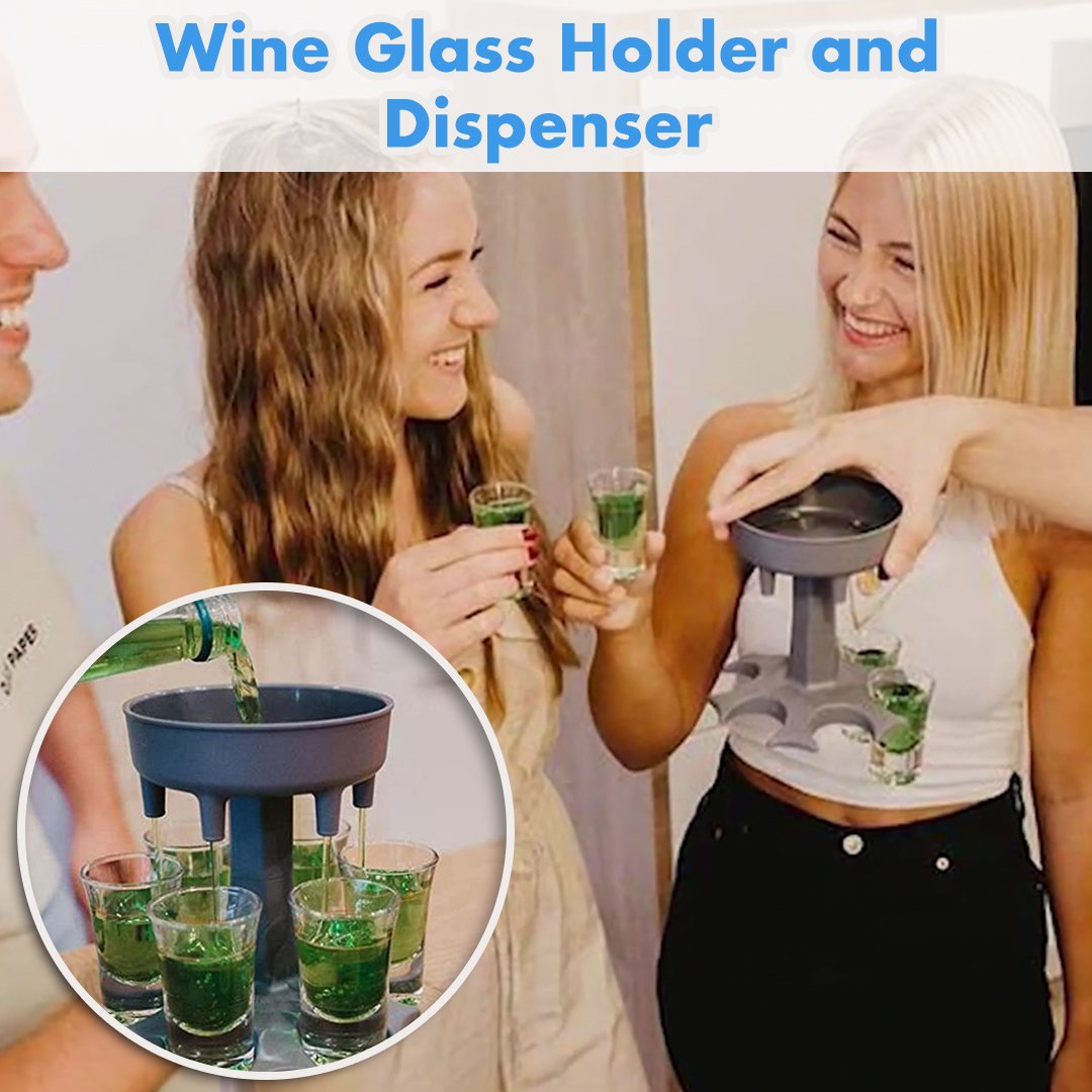 DrinkUp! Shot Glass Dispenser Caddy