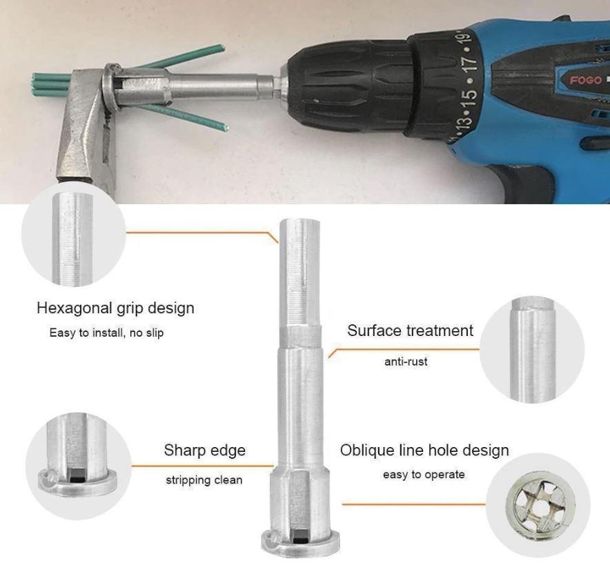 Wire Stripping And Twisting Tool (3Pcs/Set)