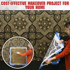 HMNZ 12x12 Template Floor Wall Tile Stencil