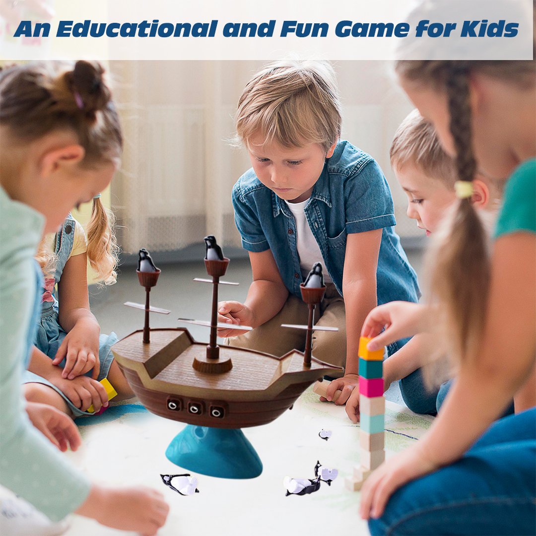 CrazyGames Penguin Pirate Ship Balance Game