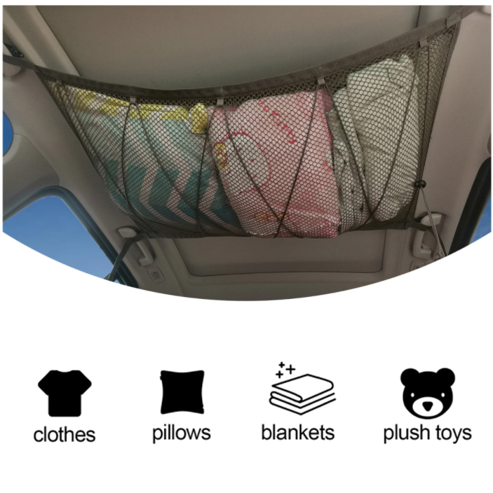 Car Ceiling Storage Net
