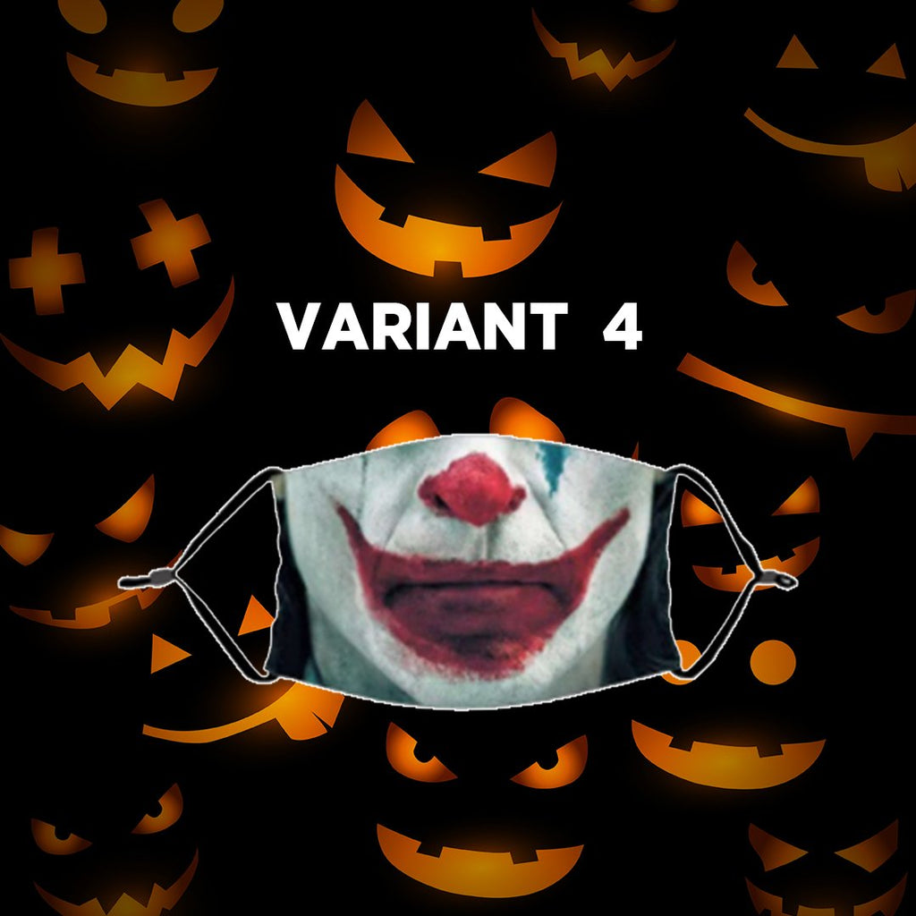 Reusable Halloween Face Mask with Activated Carbon Filter