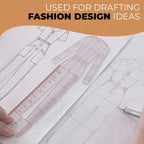 Fashion Designer’s Sketch Template Ruler Set