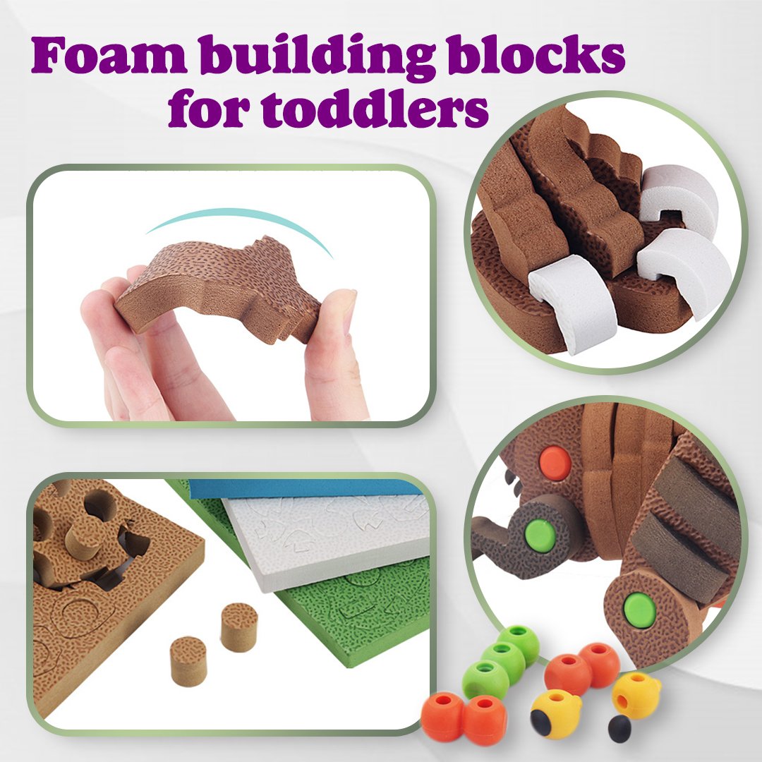 BLO-C  DIY Dragons EVA Blocks