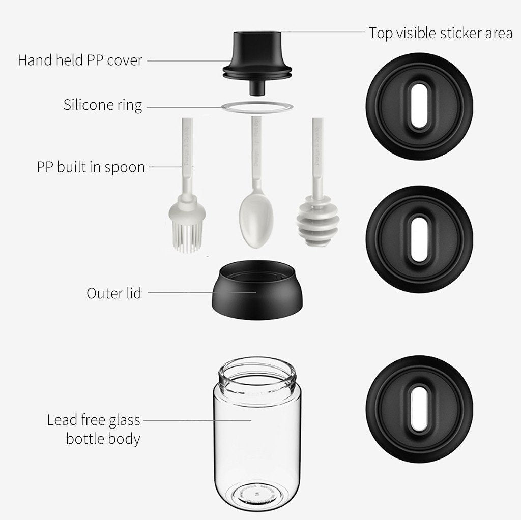 Moisture-Proof Brush Bottle