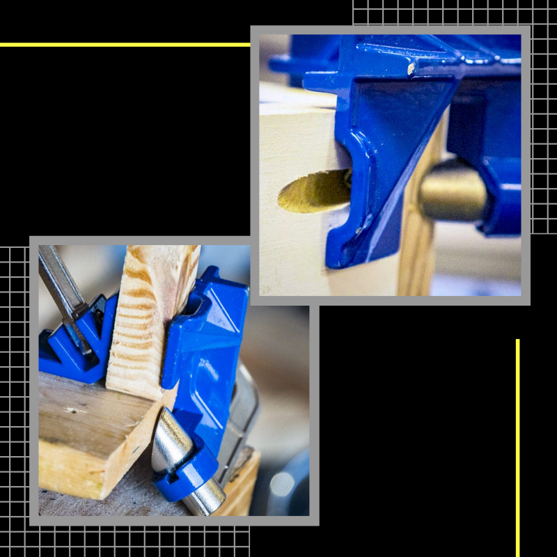 New Auto-adjustable 90 Degree Right Angle Woodworking Clamp