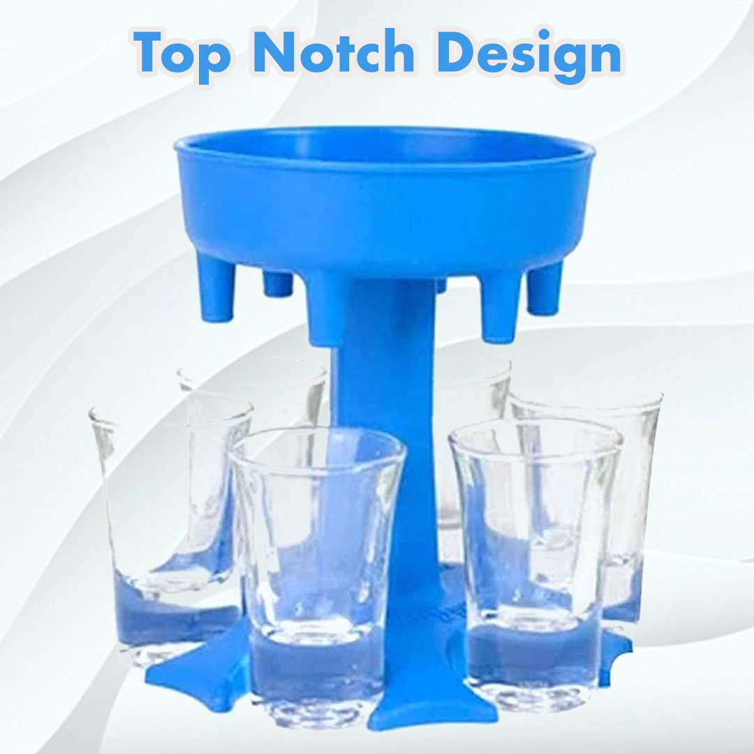 DrinkUp! Shot Glass Dispenser Caddy