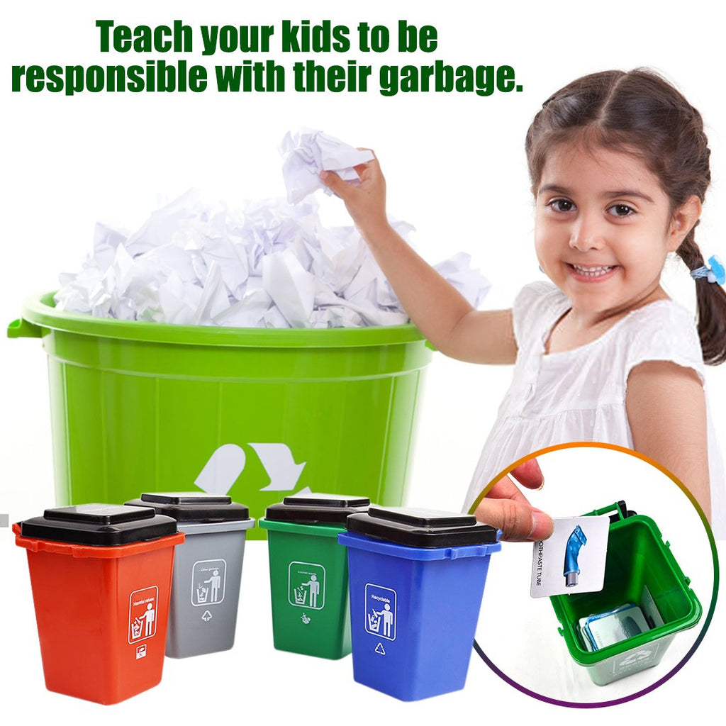 YHZR Kids Garbage Sorting Bins Toy