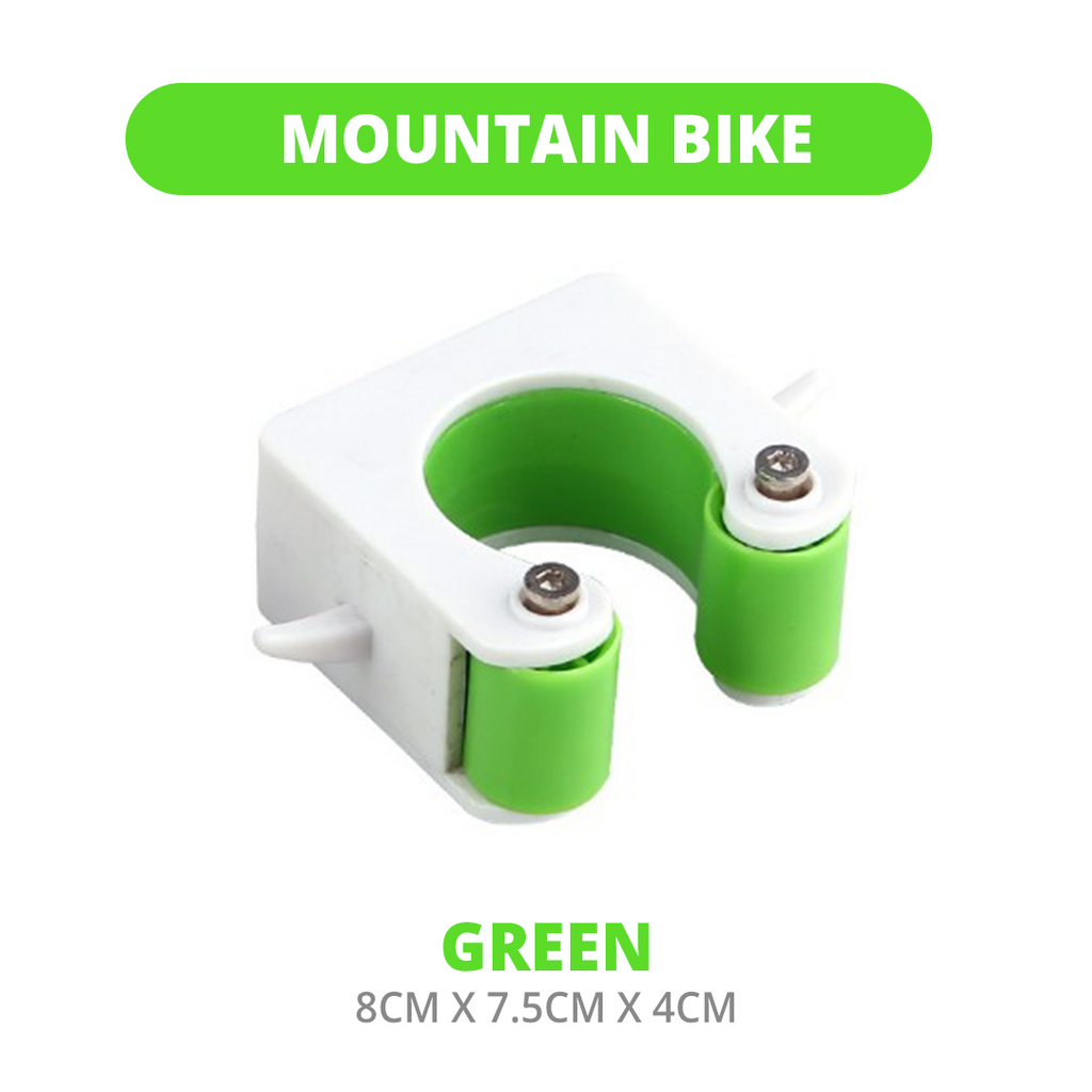 Space Saving Bike Wall Mount with Helmet Hanger