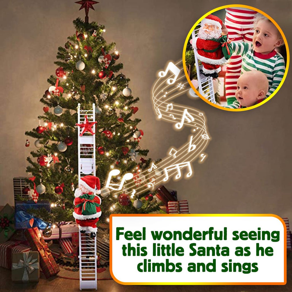 Hoholiday! Climbing Santa Christmas Decor