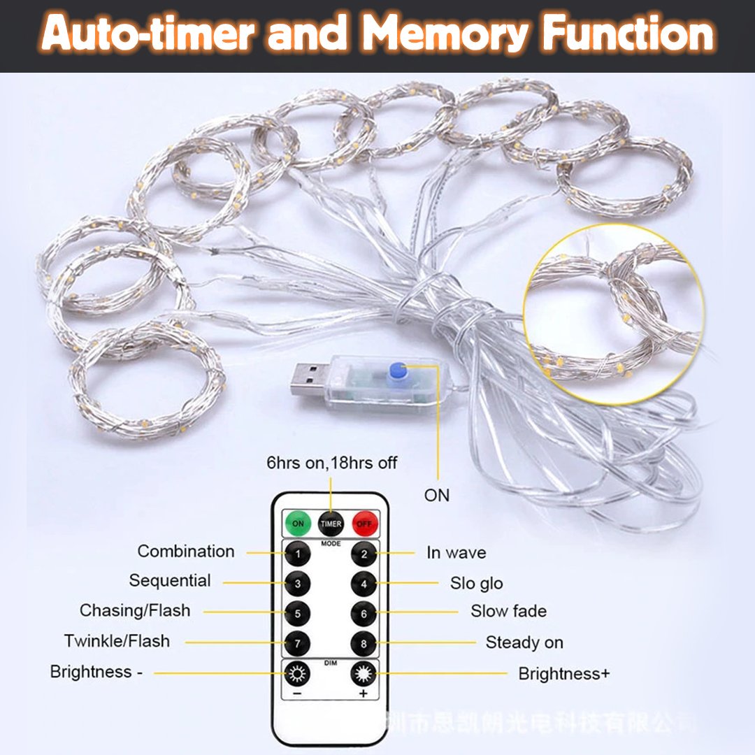 DECORate Fairy LED Curtain Light